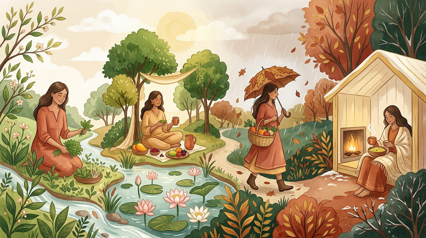 Seasons and nature — Ritucharya, adapting lifestyle with the year