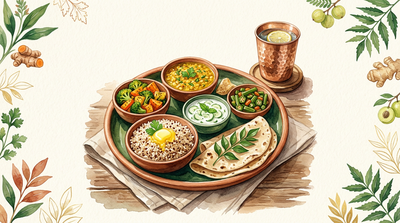 Wholesome meal — food as medicine in Ayurveda